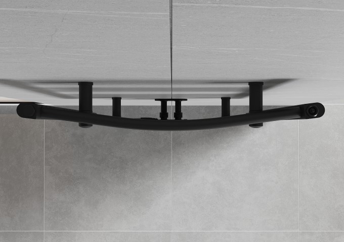 radiateur de salle de bain noir