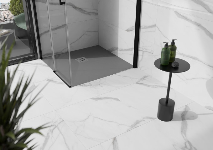 Receveurs de douche carrés 12 mm