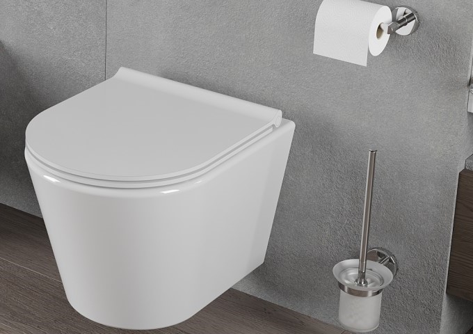 Conteneurs et brosses pour WC ronds