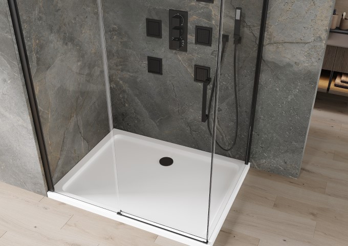 Syphons de douche noirs