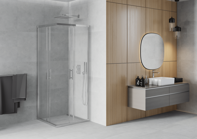 Cabines de douche murales