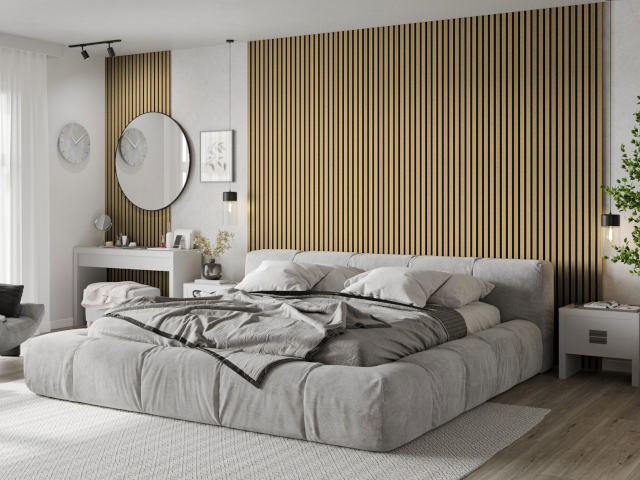 Lames murales couleur bambou