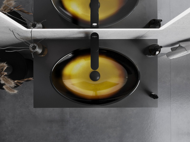 Meuble de salle de bain moyen sous lavabo