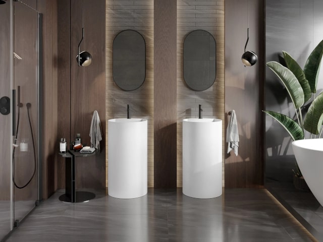 Lumière neutre dans la salle de bain