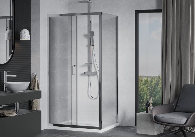 Paniers de douche chrome