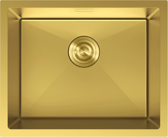 Évier doré