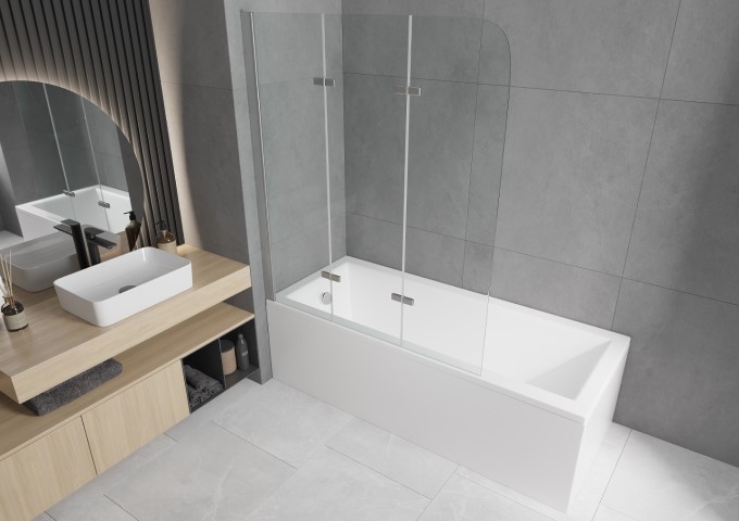 Parois de baignoire 120x140