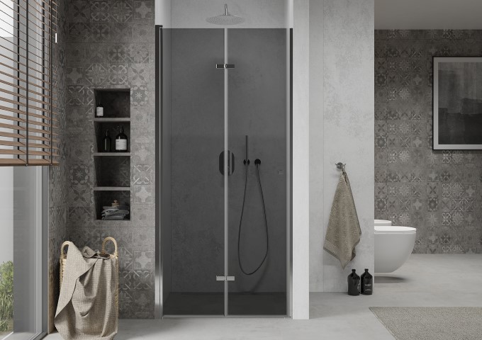 Portes de douche pliantes 90