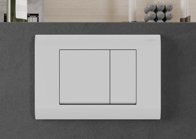 Boutons de chasse blancs