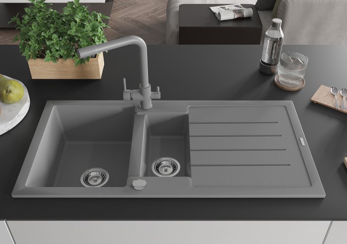 Robinets de cuisine en inox