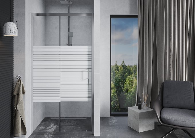 Portes de douche avec revêtement de protection