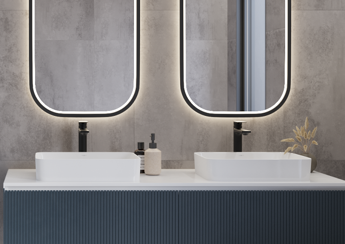 Bouchons pour lavabos noirs