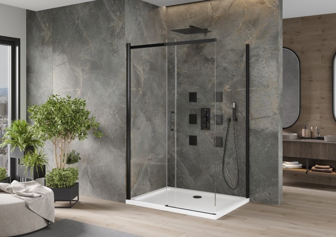 Cabines de douche rectangulaires