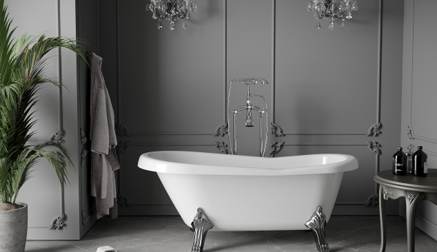 Salle de bain style rétro