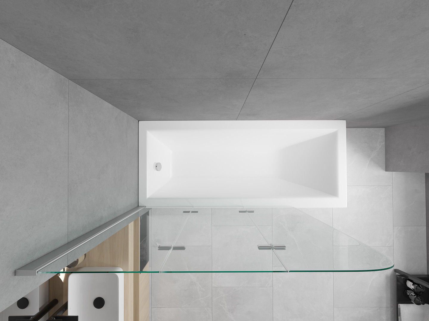 Bath and Shower in One