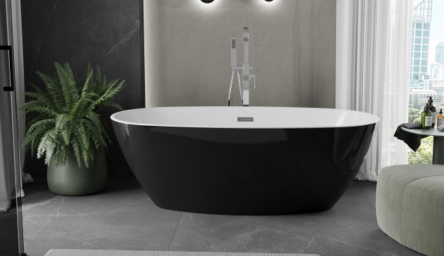 Salle de bain au style boho