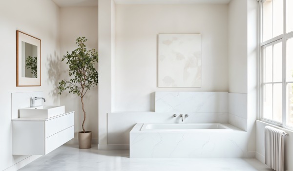 Salle de bain à la mode de style scandinave - les meilleurs trucs des designers