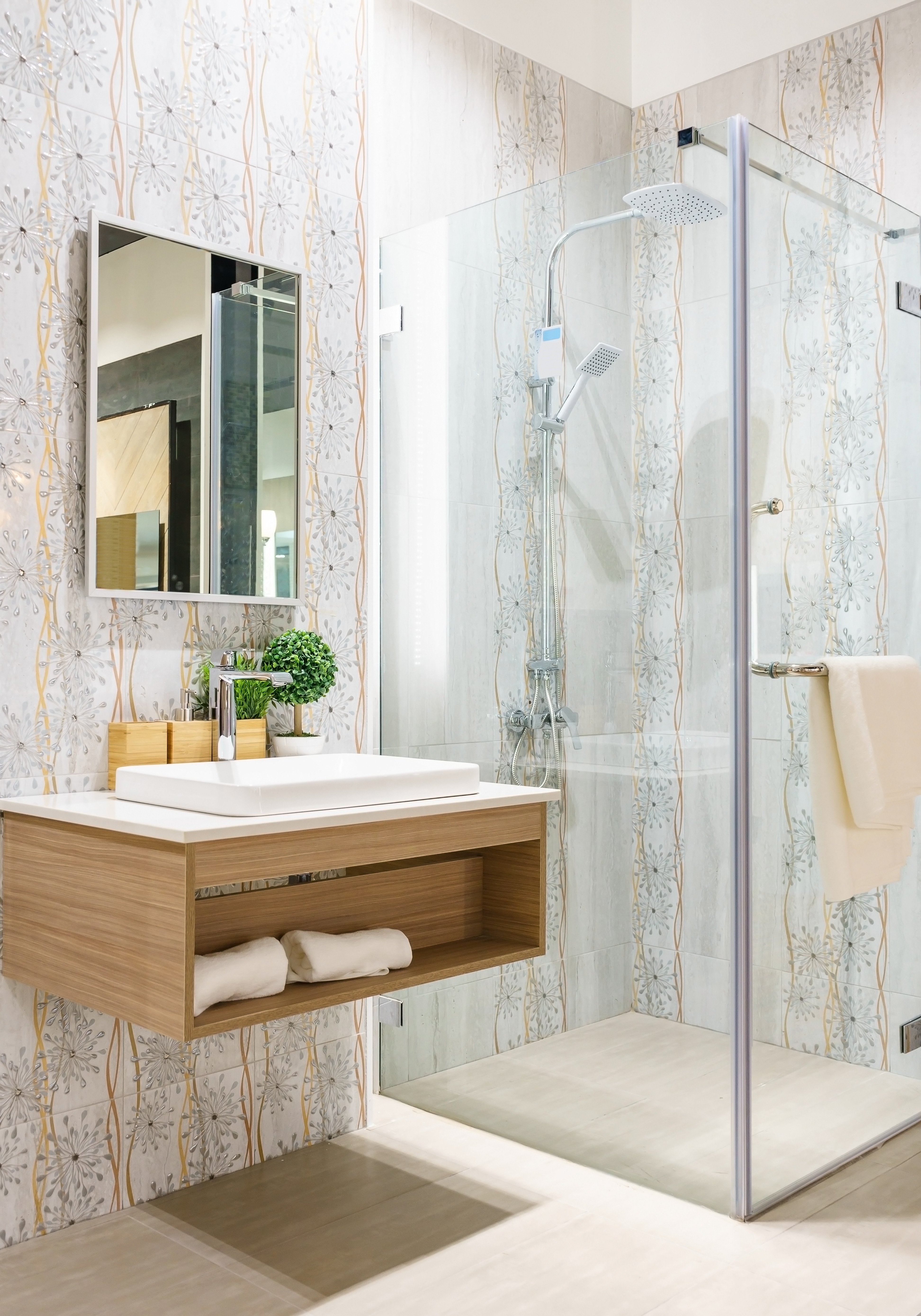 Modernes mitigeur de douche