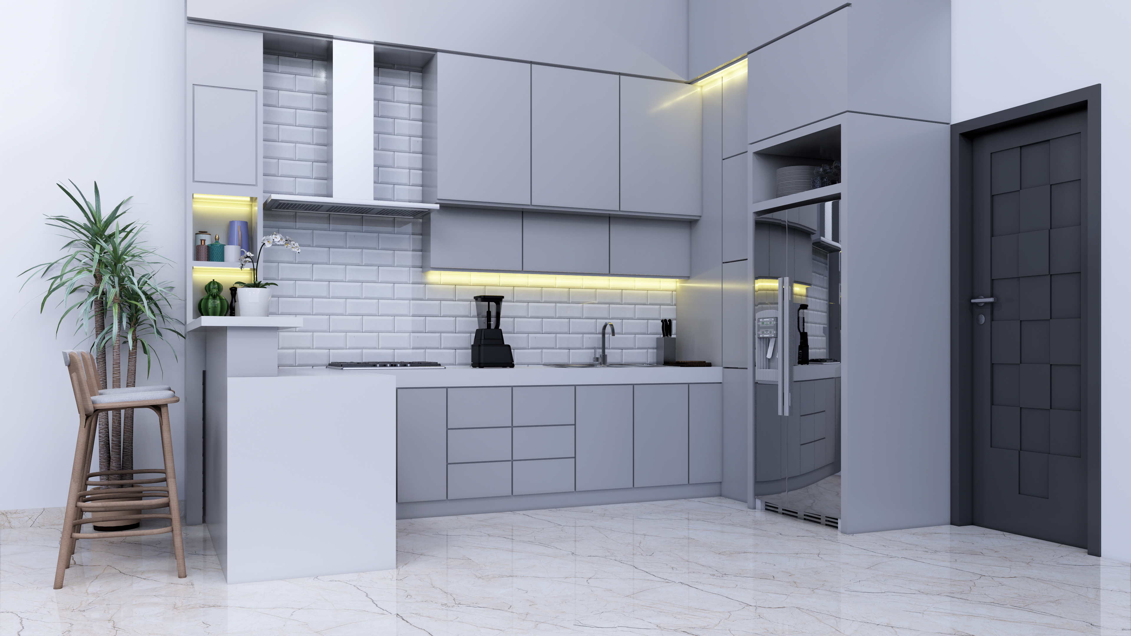 Quoi mettre sur le sol de la cuisine ? Qu'est-ce qui fonctionne à la place des carreaux ?
