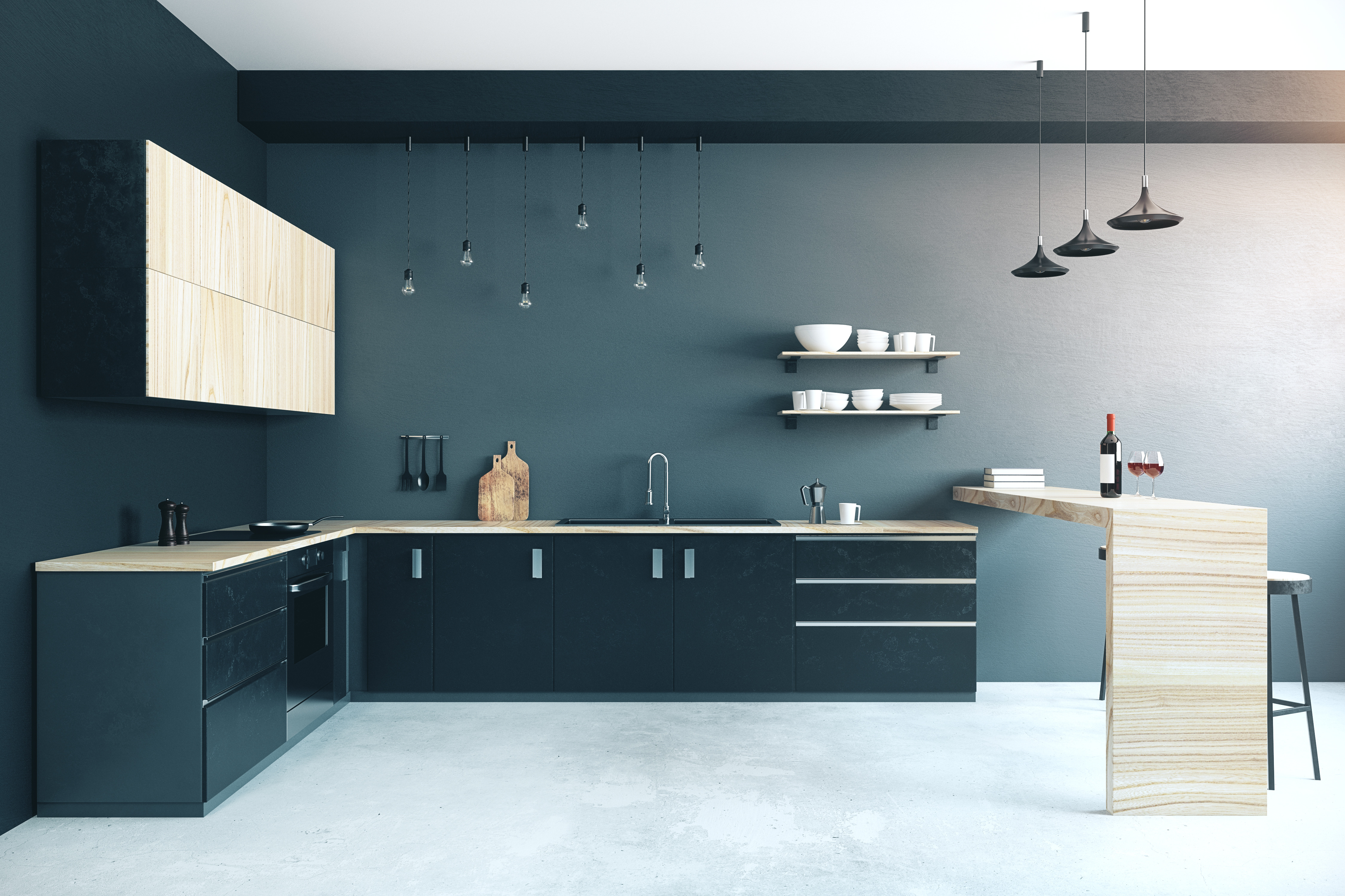 Béton sur le mur à la maison - comment obtenir cet effet?