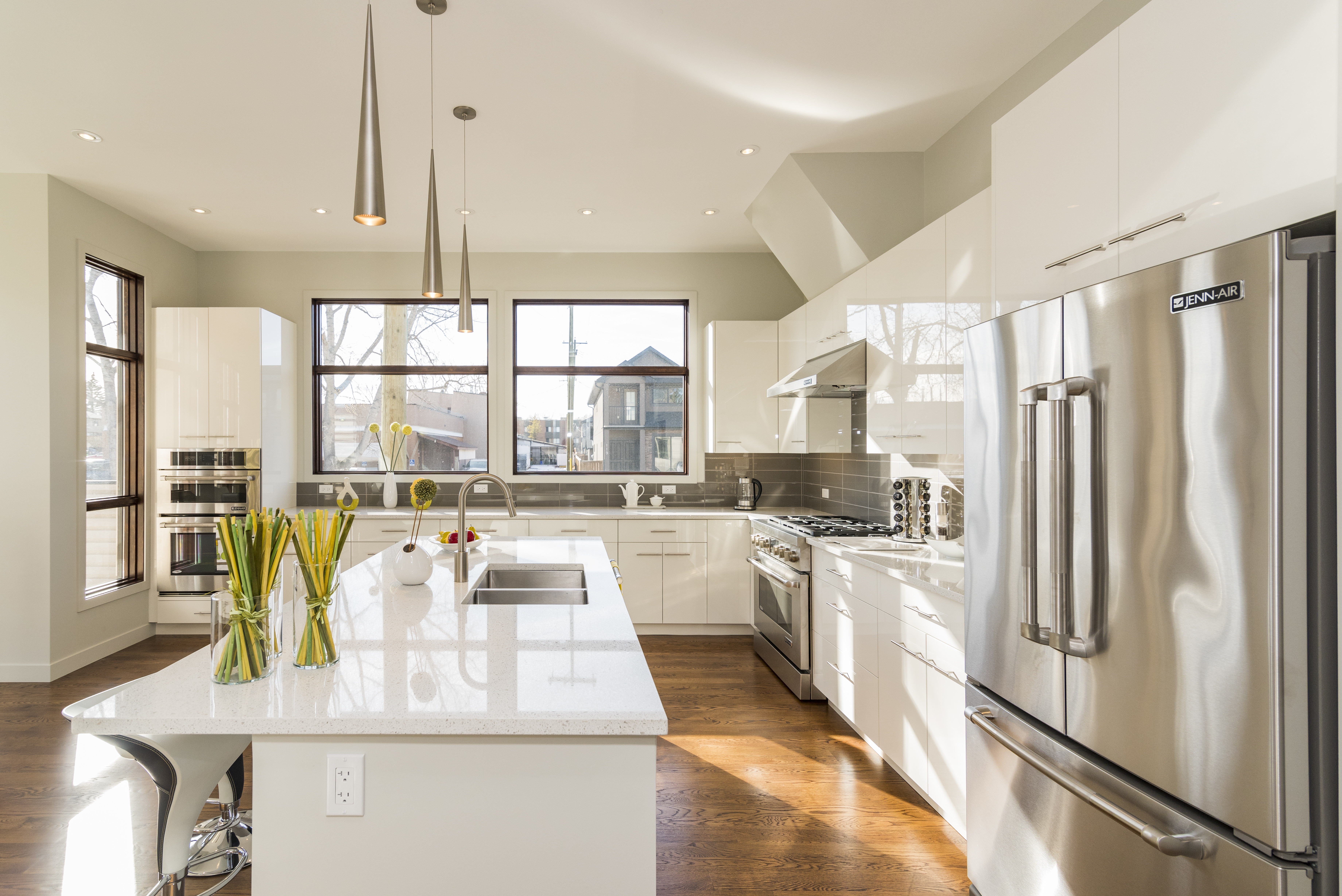 Armoires d'angle pour la cuisine