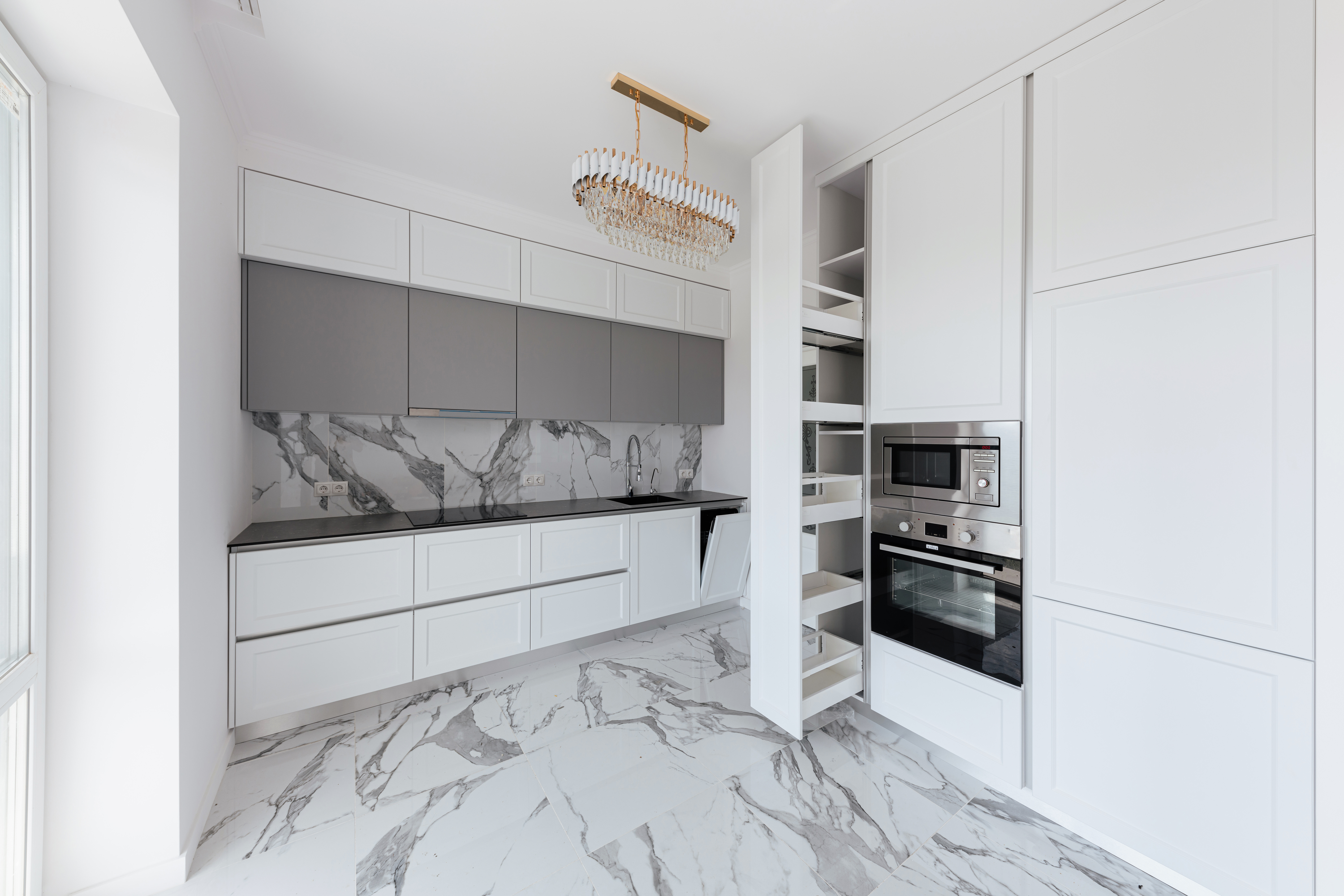 Cuisines modernes blanc et gris – comment les aménager?