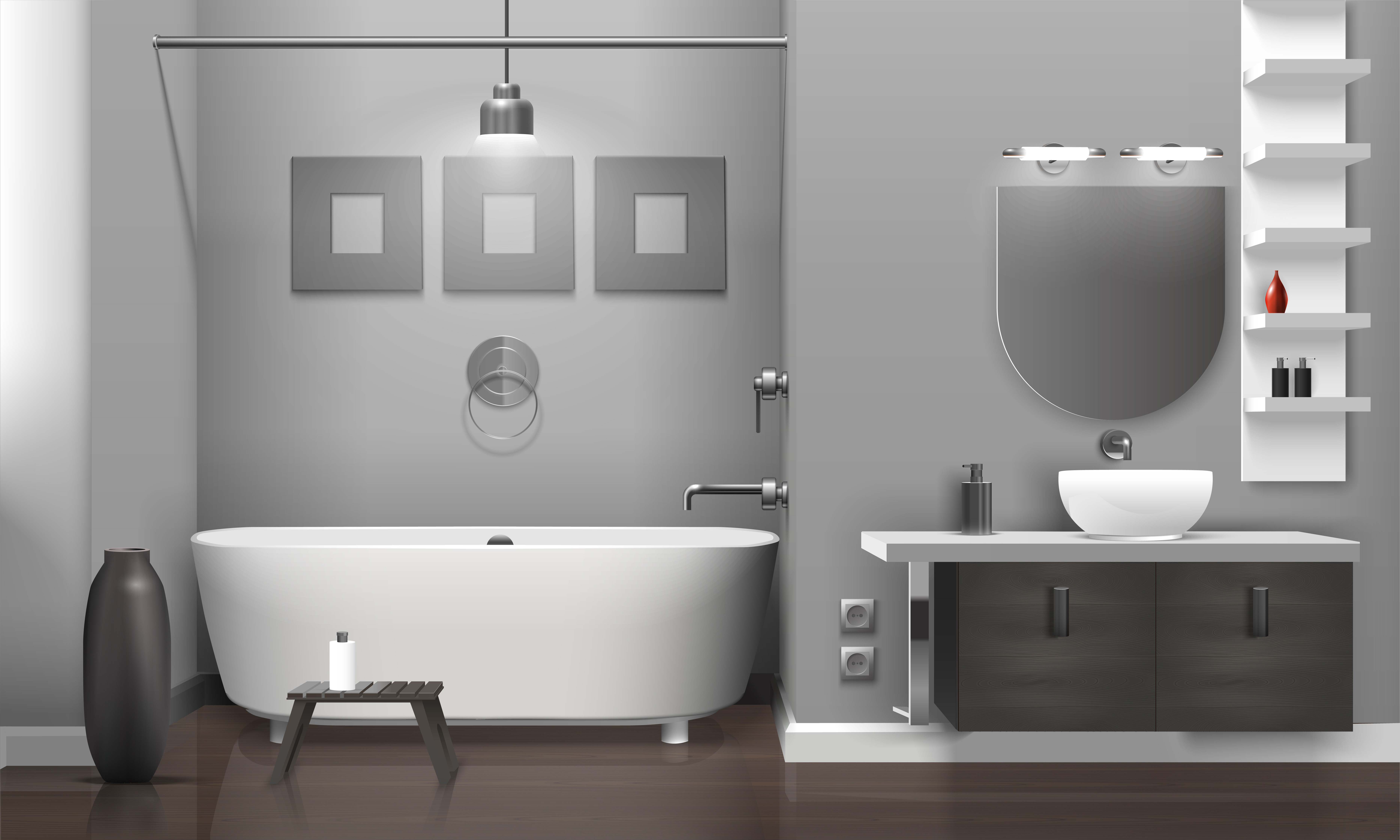 Comment suspendre un miroir sans cadre par soi-même?