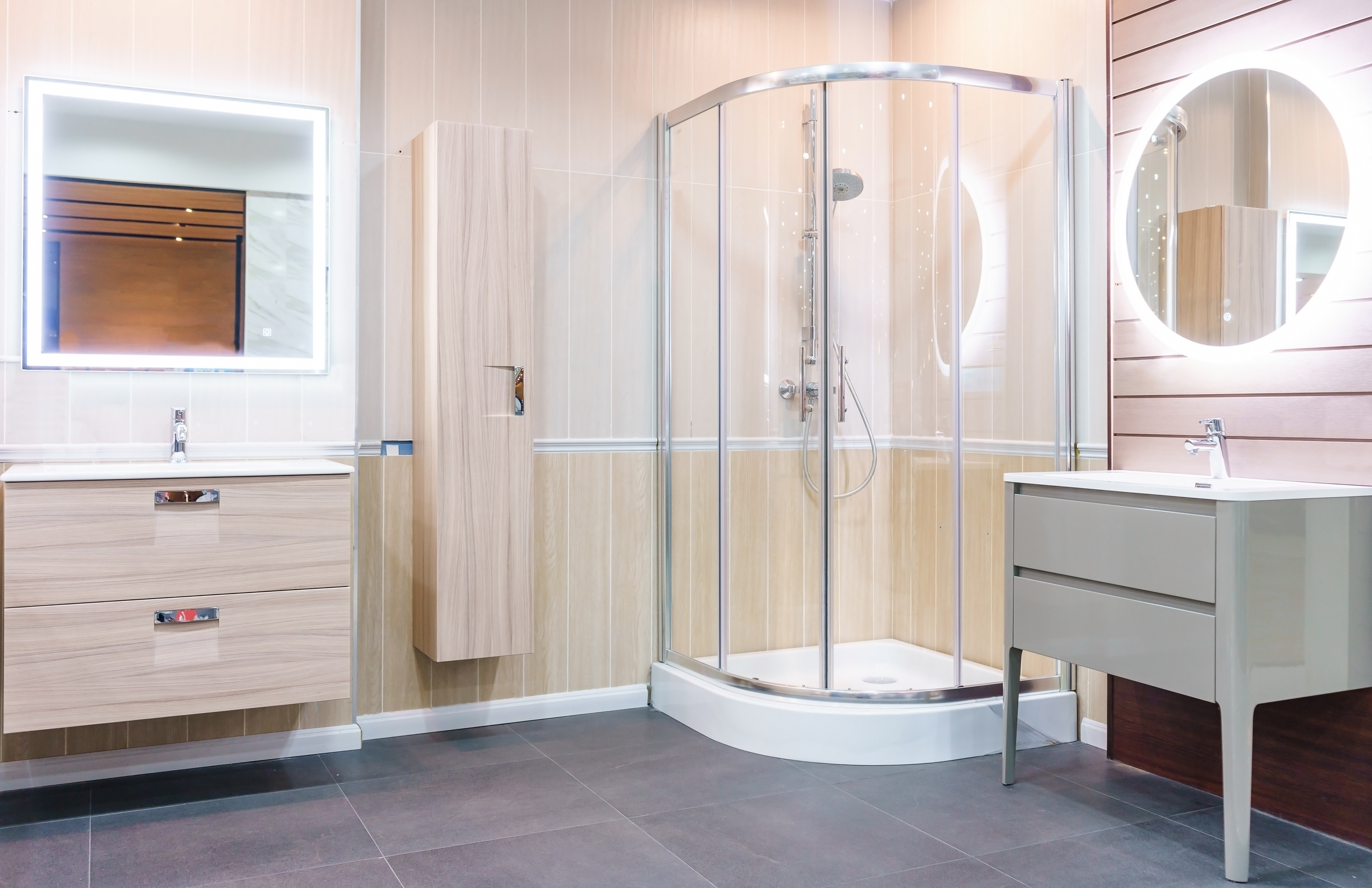 À quelle salle de bain convient le mieux un receveur de douche semi-circulaire ?